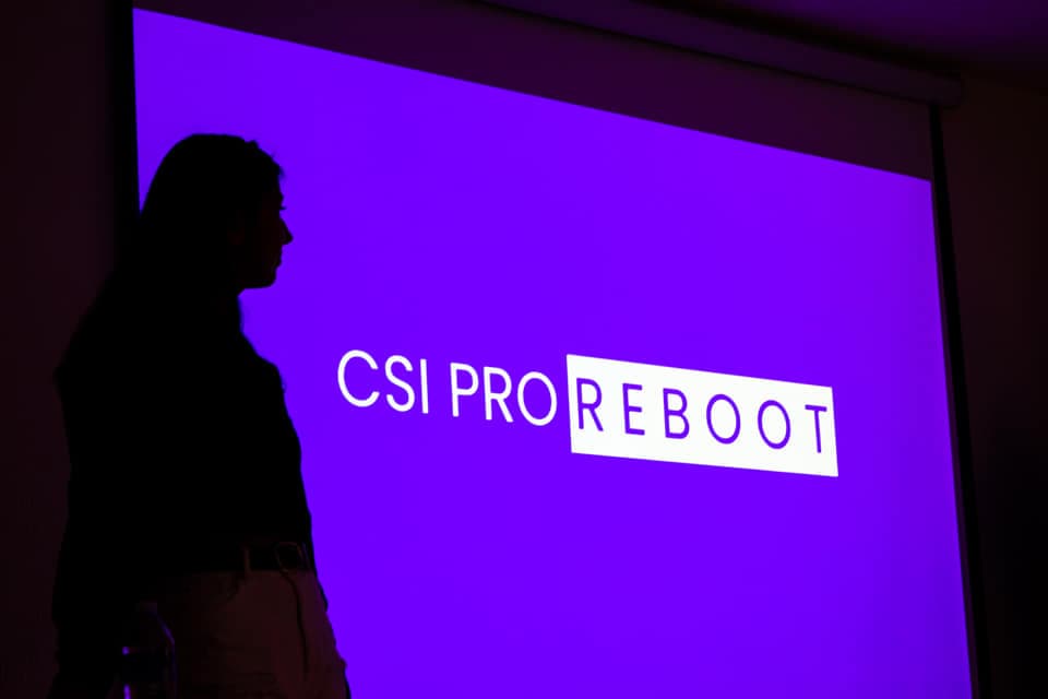 Paula Romero en el CSI PRO REBOOT 2023.