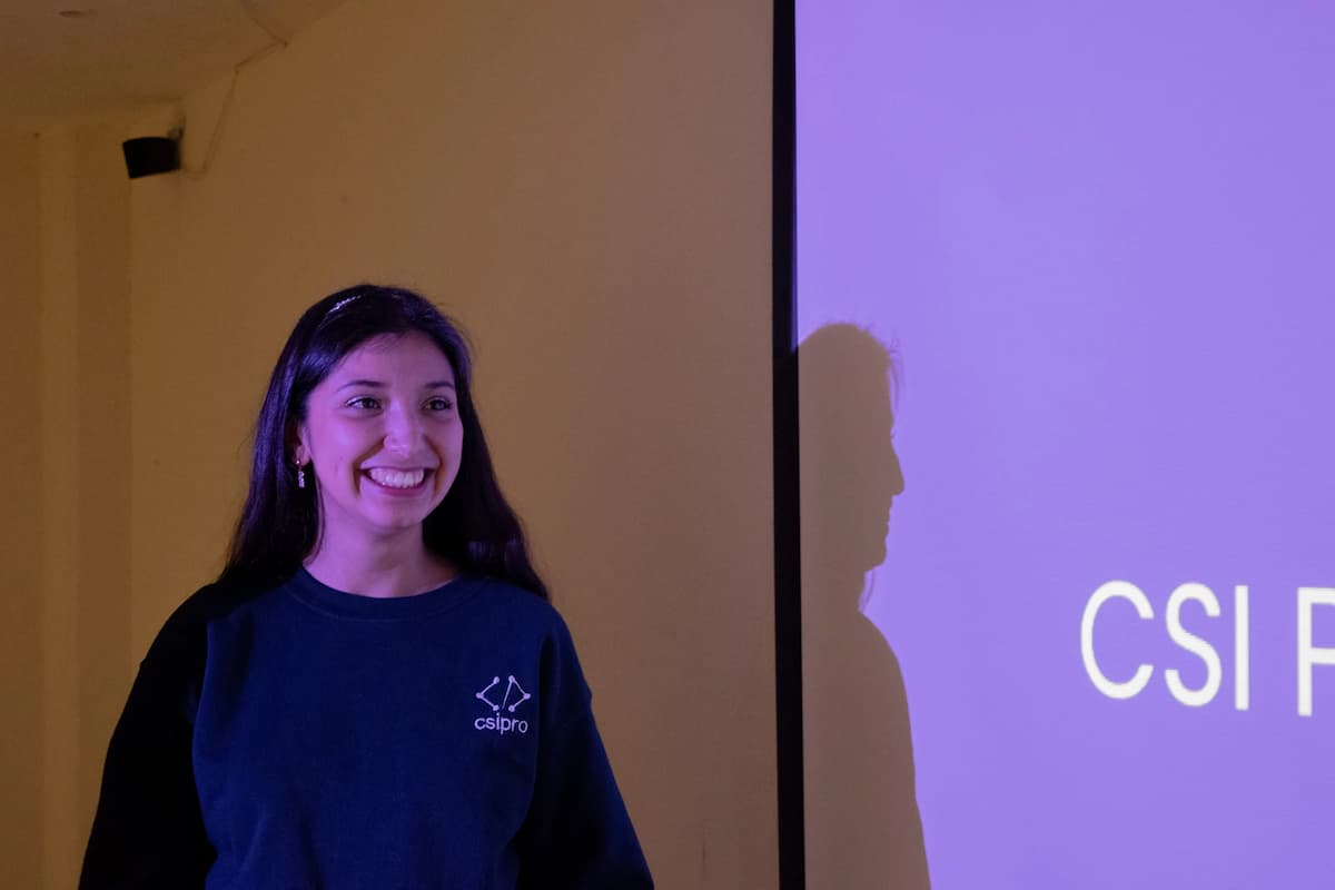 Paula Romero en el CSI PRO REBOOT 2023.